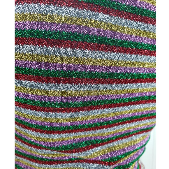 Glitter off-shoulder long sleeve bodysuit BNWT - Picture 2 of 12